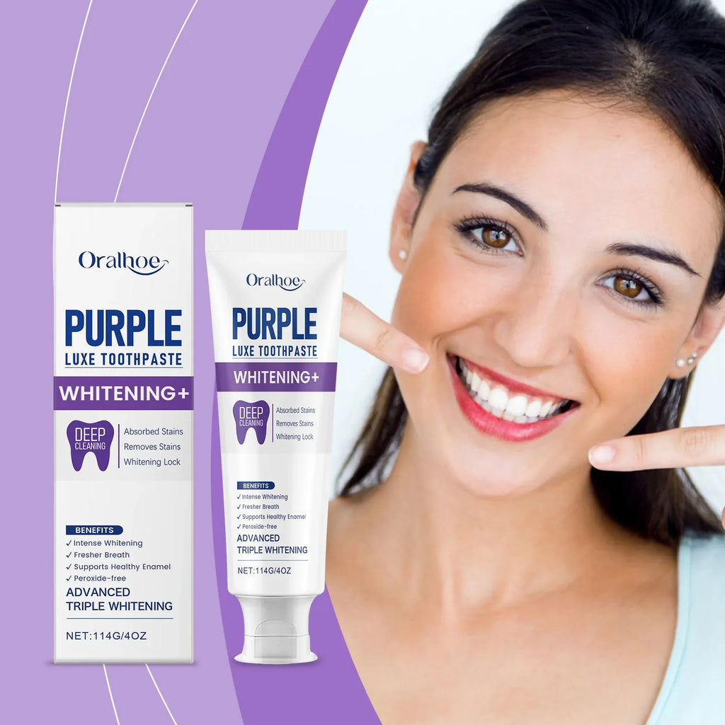 Purple Teeth Whitening Luxe Toothpaste