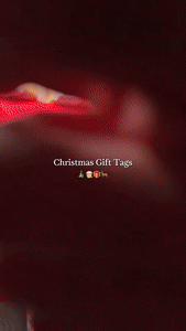 100Pcs Christmas Gifting Labels