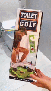 Toilet Golf Set Game