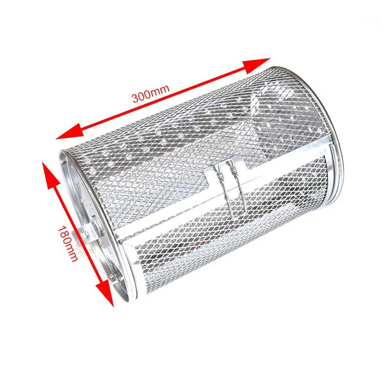 Stainless Steel Rolling Grill Basket