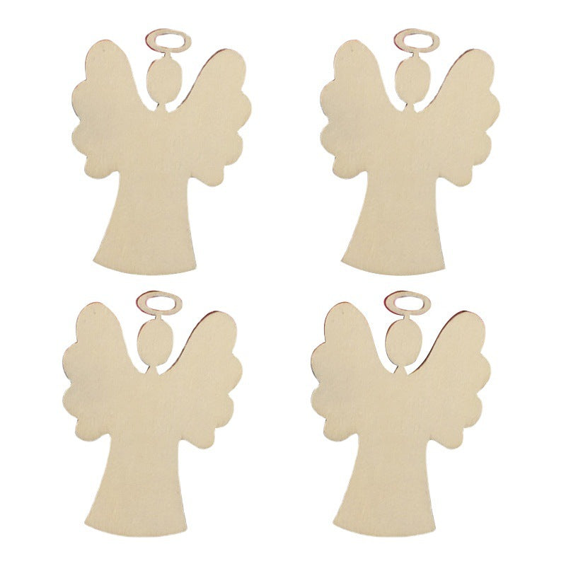 Yeouu | Christmas Tree Decorations Laser Engraved Wood Chips
