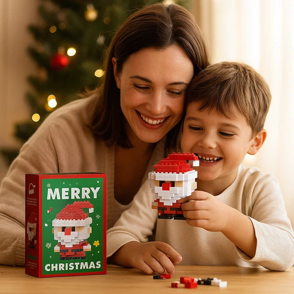 Yeouu | Creative Building Block Christmas Figures - Fun for the Whole Family