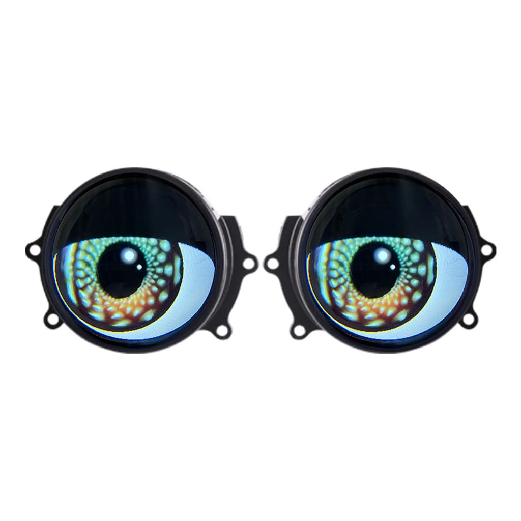 Synced Programmable Devil Eyes Lens