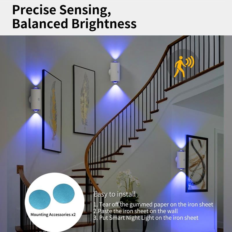 🔥Christmas Sale - Rechargeable Smart LED Motion Sensor Ambient Light