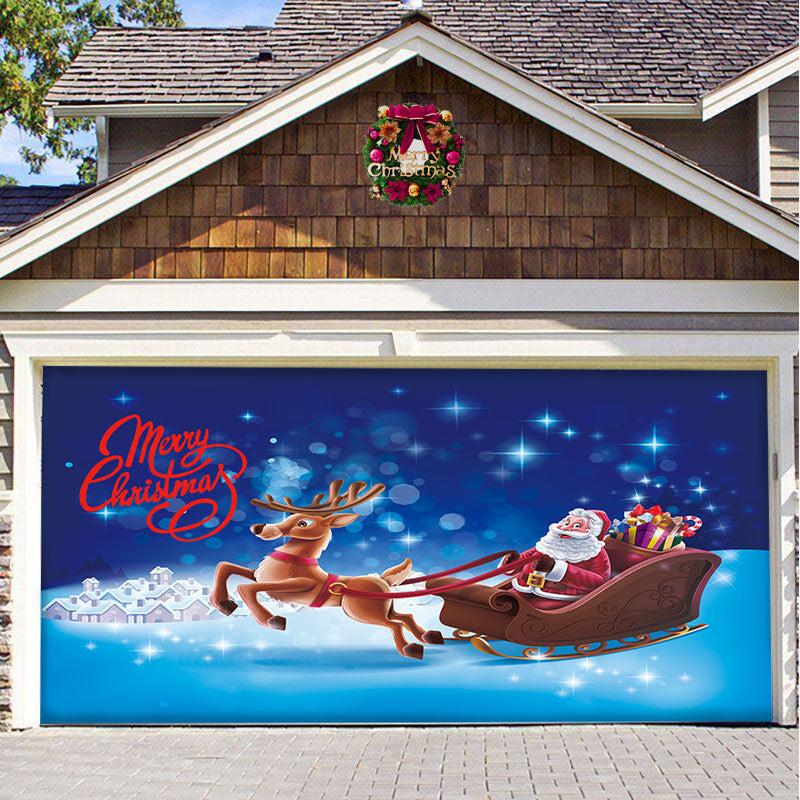 Yeouu | Christmas Carsge Door Banner Ornament