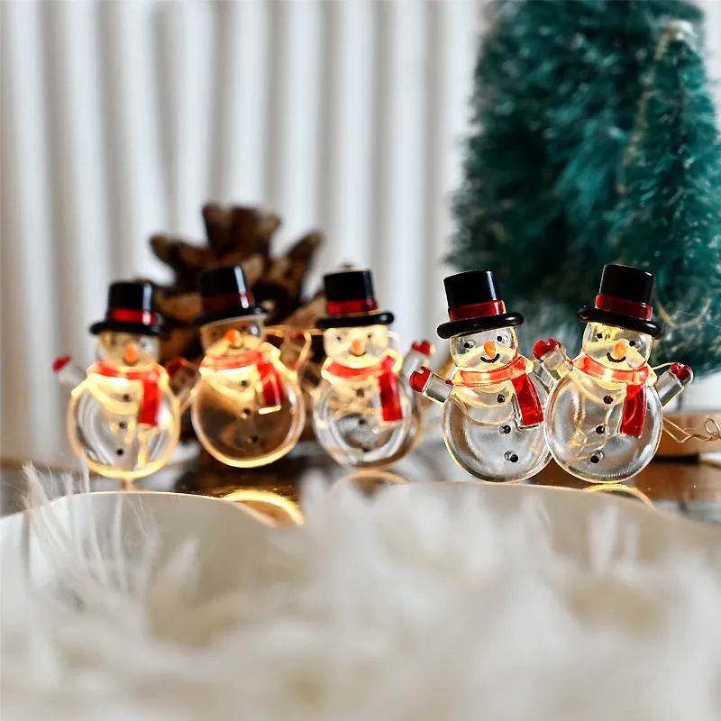 Yeouu | Christmas Christmas Snowman Modeling Decorative String Lights