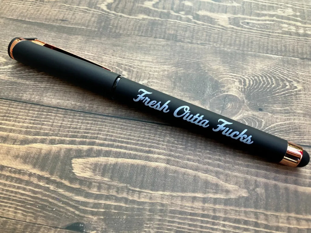 2023 CHRISTMAS GIFT Fresh Outta Fucks Pad and Pen