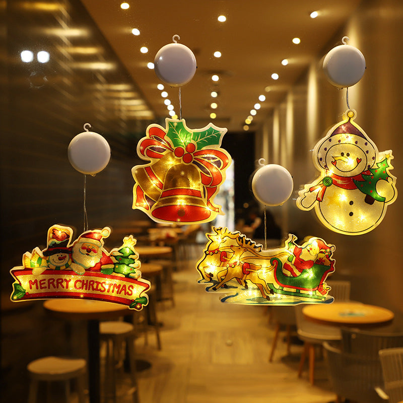 CHRISTMAS WINDOW HANGING LIGHTS