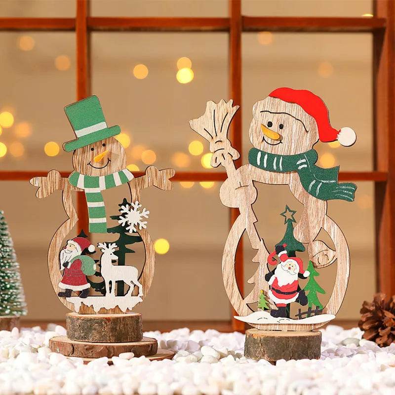 Yeouu | Christmas Day Wooden Bar Decoration Decorations