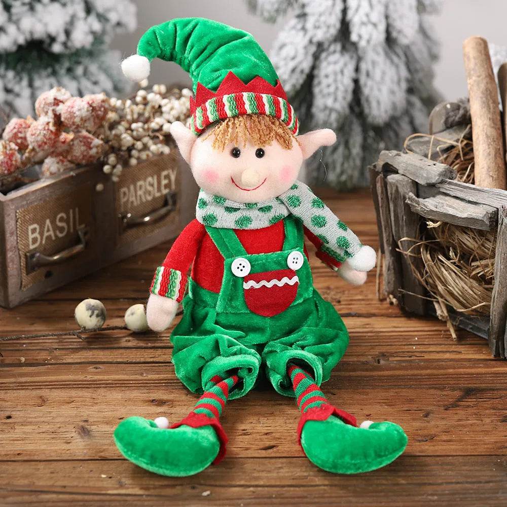Yeouu | Christmas Hanging Legs Sitting Doll Ornaments