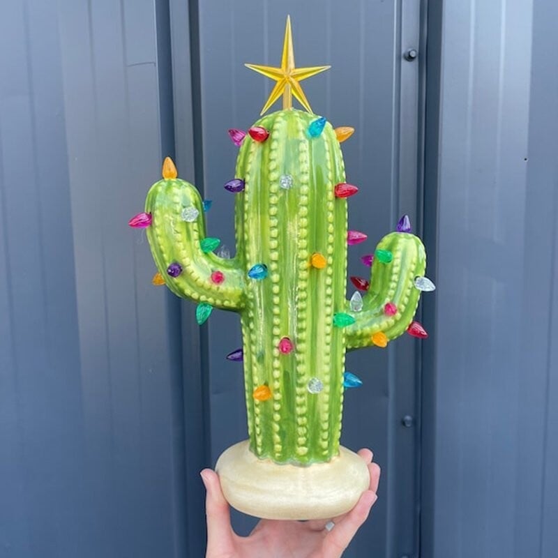 Yeouu | Vintage Christmas Luminous Cactus
