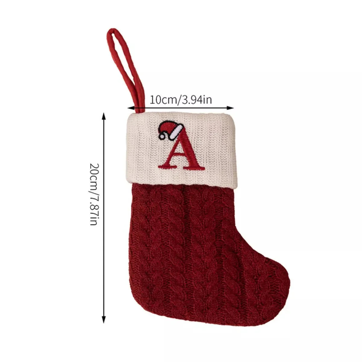Yeouu | Cable-Knit Contrast Christmas Stockings