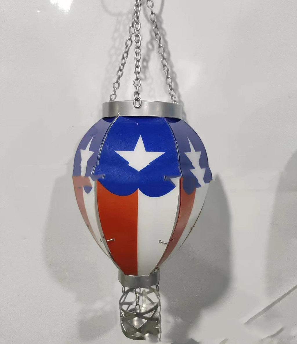 Yeouu | Christmas Solar Hot Air Balloon Lantern Outdoor