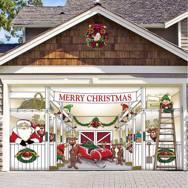 Yeouu | Christmas Carsge Door Banner Ornament