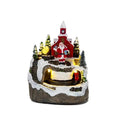 Yeouu | Christmas Figurine with Music & Lights – Snowy House Décor with Snowman for Delightful Holiday Gifts & Home Charm