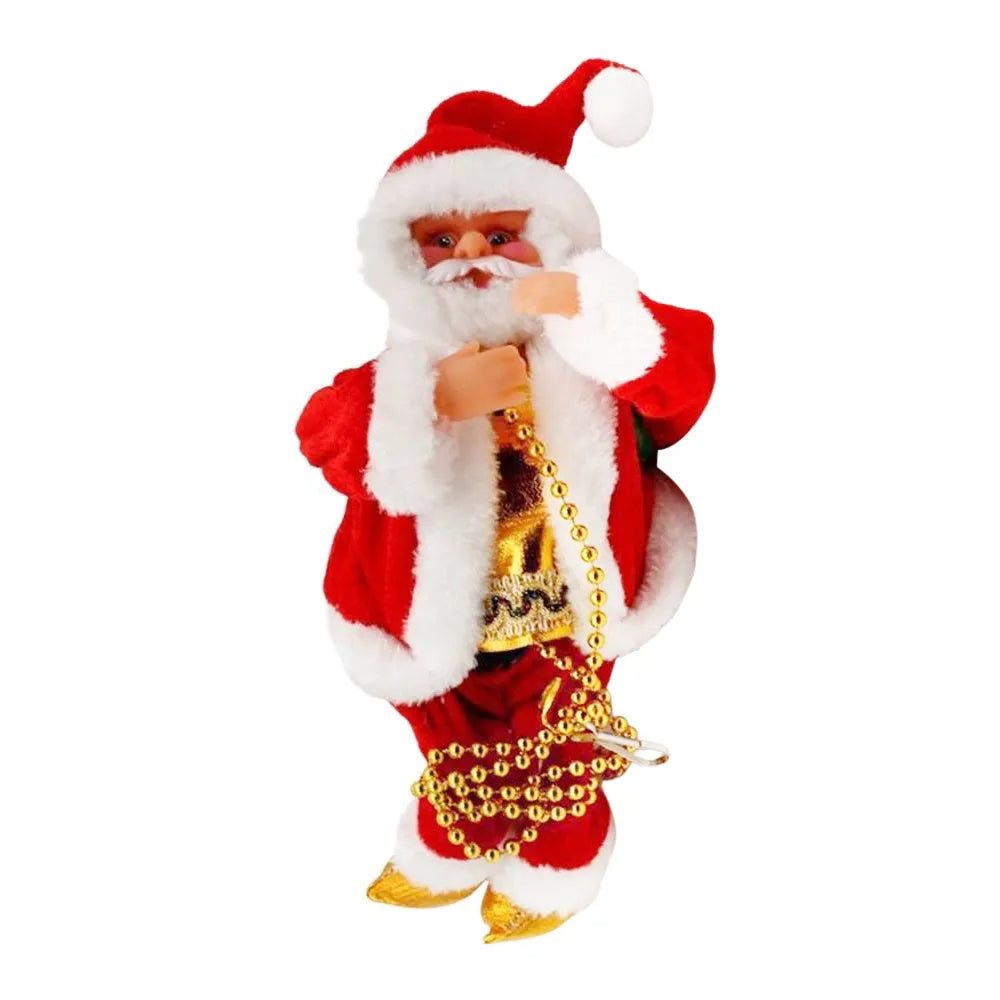 Yeouu | Climbing Santa Claus Christmas Ornament - Climbing Santa with Light Music Indoor and Outdoor Christmas Decor