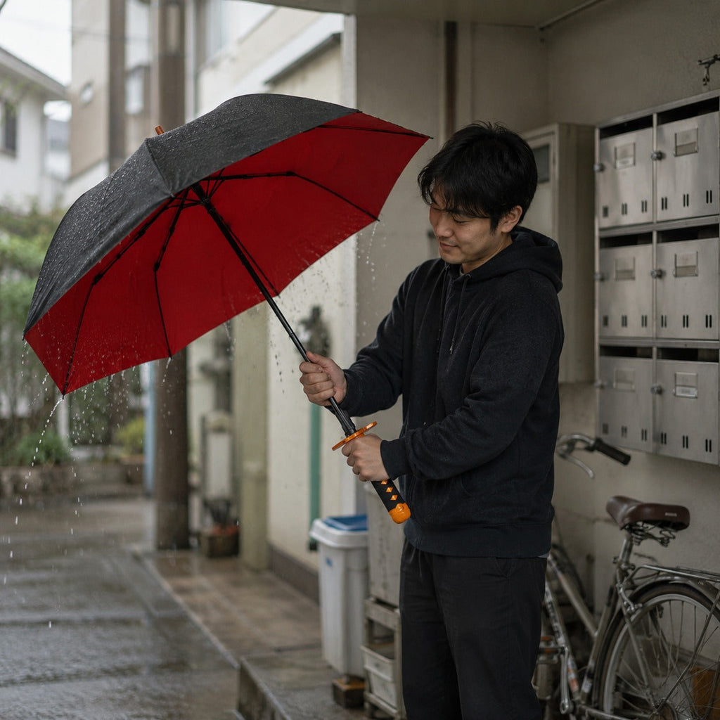 Shadow Blade Samurai Katana Handle Umbrella