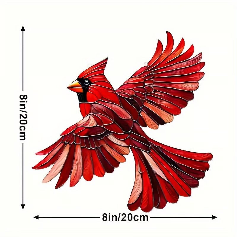 Yeouu | Winged Cardinal Christmas Ornaments