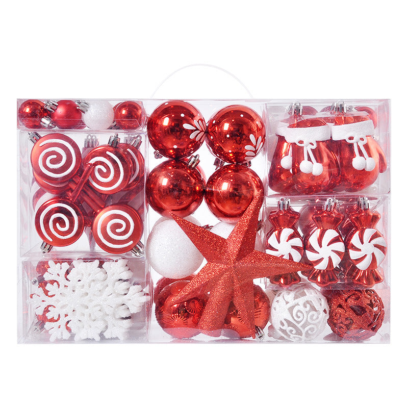 Yeouu | 130 Sets Of Ornaments Christmas Hanging Decoration Ornaments