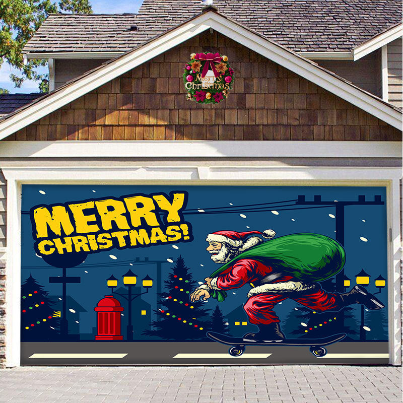 Yeouu | Christmas Carsge Door Banner Ornament