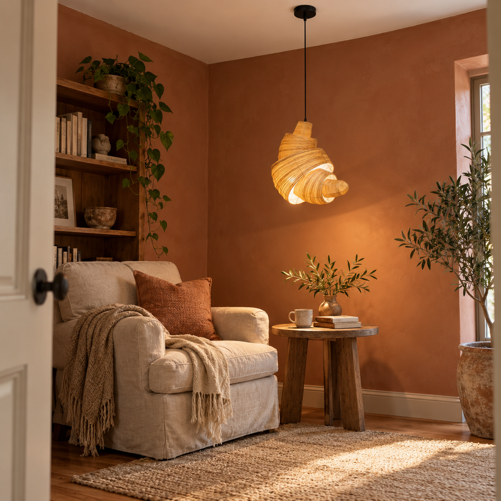Parisian Morning Croissant Hanging Pendant Lamp