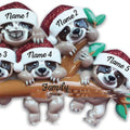 Yeouu | Acrylic Personalized Family Christmas Ornament w.Koala Bears; One for each family member