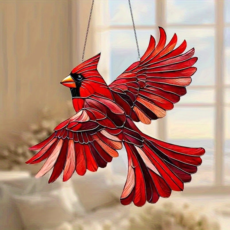 Yeouu | Winged Cardinal Christmas Ornaments