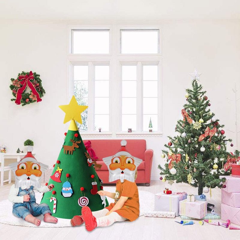 Yeouu | DIY Christmas Ornaments for Kids - Handmade Christmas Tree Wall Decor