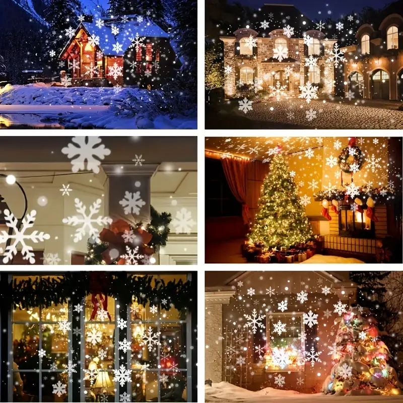 Yeouu | Magic Snowflakes Christmas Projector – LED light show for indoor and outdoor