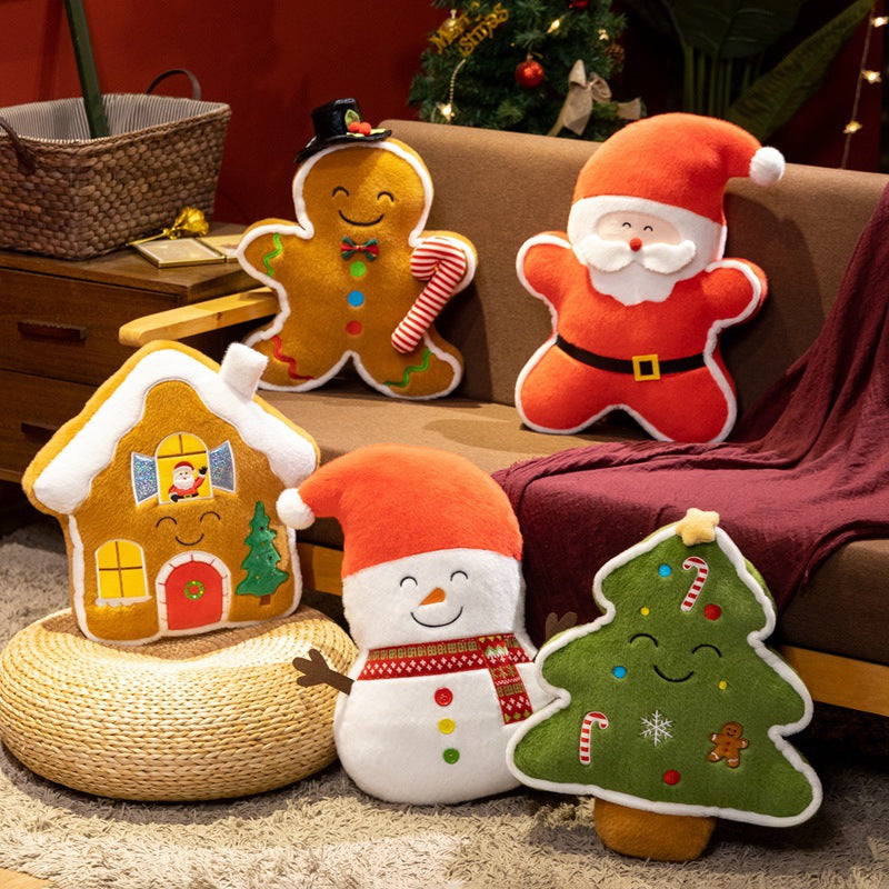 Christmas plush figures, various motifs