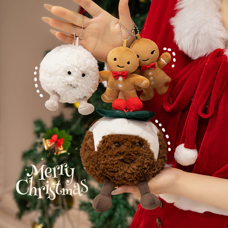 Christmas plush figures, 10 cm