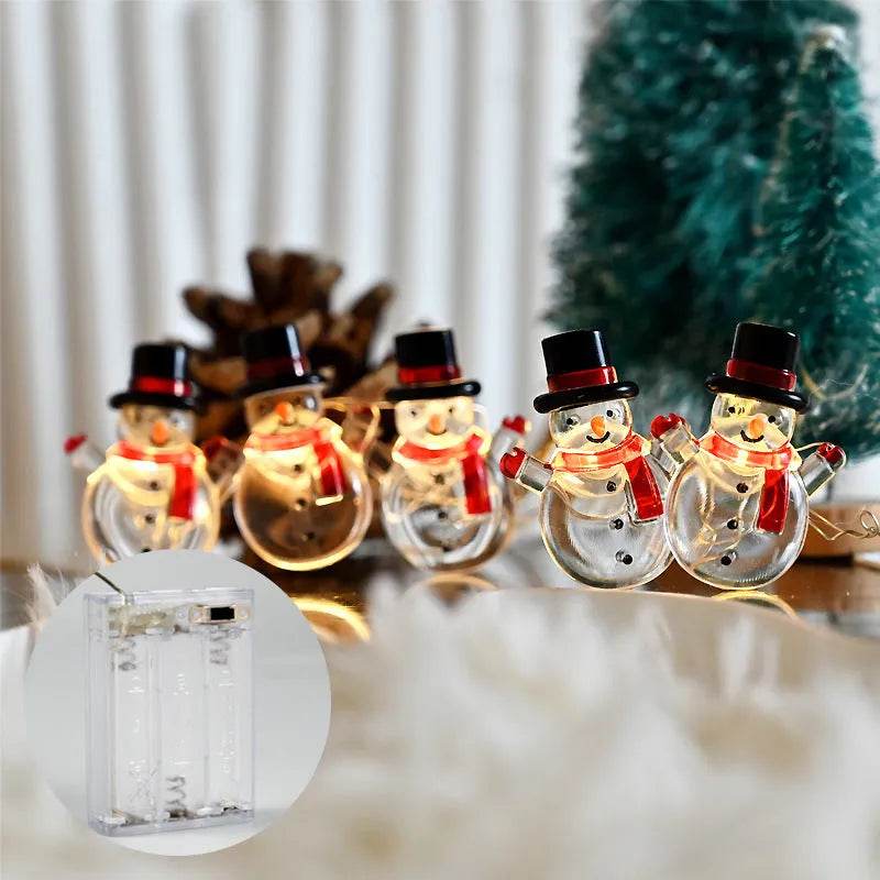 Yeouu | Christmas Christmas Snowman Modeling Decorative String Lights