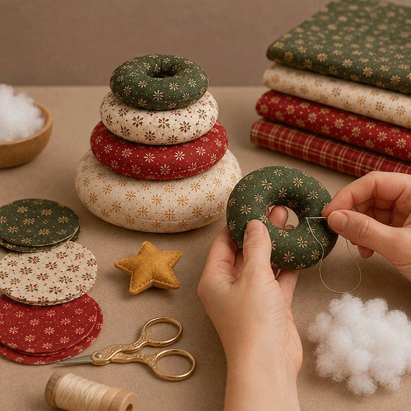 DIY Christmas Patchwork Doll Kit