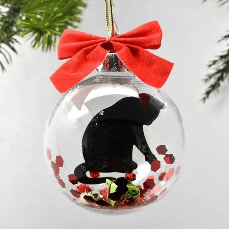 Yeouu | Christmas Tree Decoration Transparent Ball Hanging Decoration Scene Layout Hanging Decoration