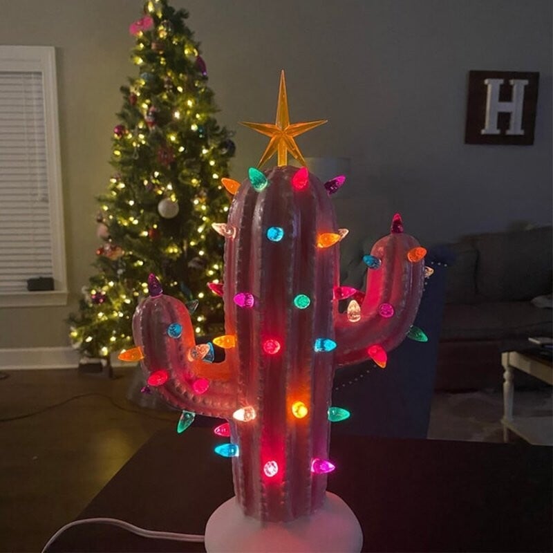 Yeouu | Vintage Christmas Luminous Cactus