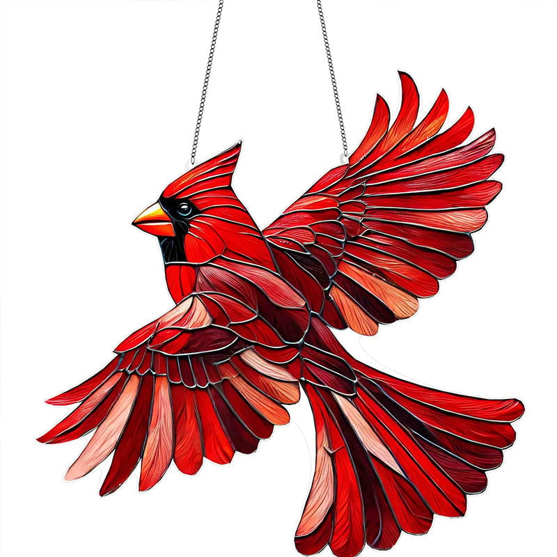 Yeouu | Winged Cardinal Christmas Ornaments
