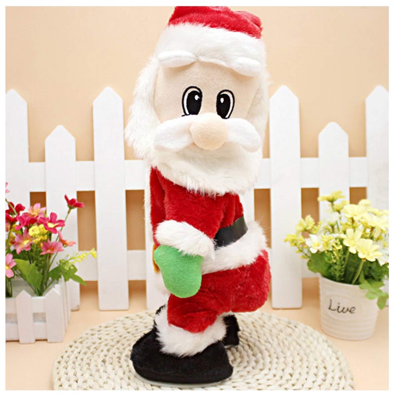 Yeouu | Dancing & Singing Santa Claus | Movable Santa Figure with Music | Fun Christmas Decoration & Gift Idea