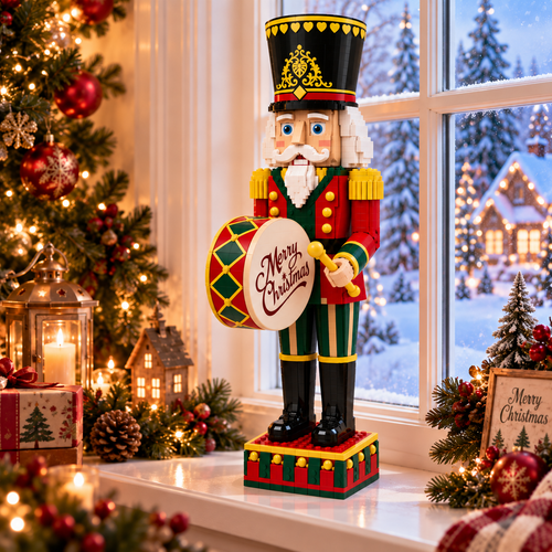 2026 Christmas Nutcracker Drummer Building Set 🎄