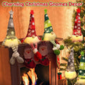 Yeouu | Christmas Gnome Decoration | LED Light | Nordic Holiday Figurine Set