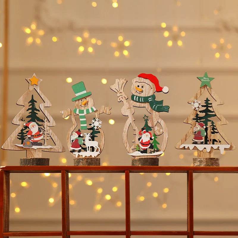 Yeouu | Christmas Day Wooden Bar Decoration Decorations