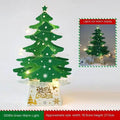 Yeouu | Christmas Decorations Mini Desktop Christmas Greeting Card Ornaments