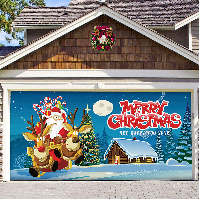 Yeouu | Christmas Carsge Door Banner Ornament