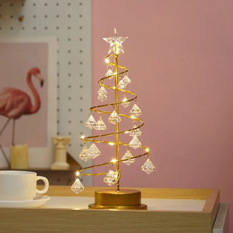 Yeouu | Christmas Decorations Led Acrylic Table Tree
