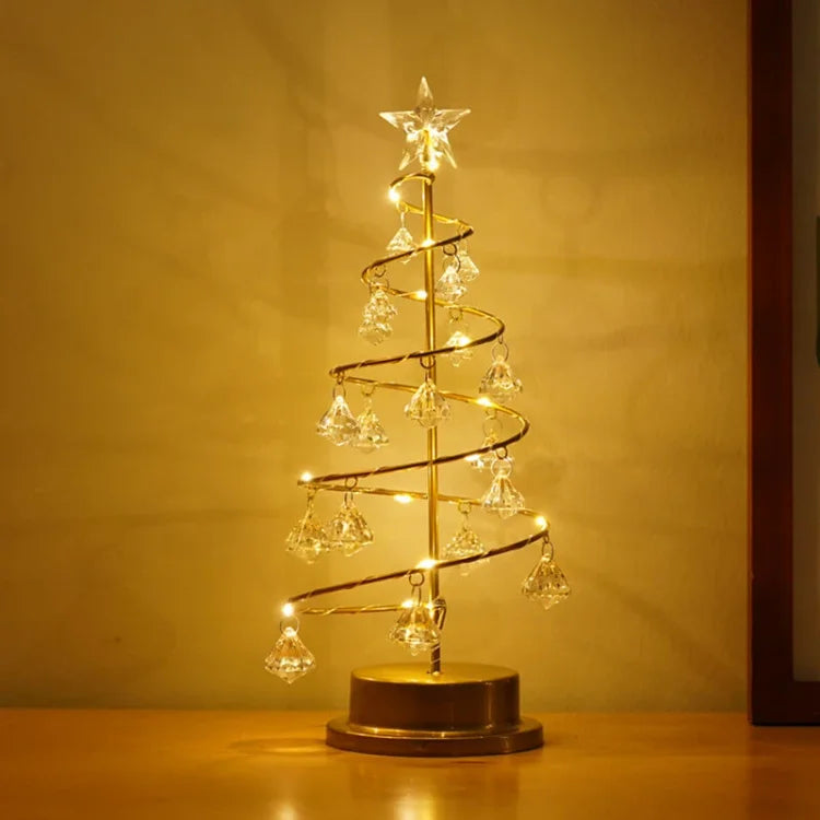 Yeouu | Christmas Decorations Led Acrylic Table Tree