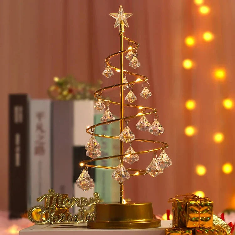 Yeouu | Christmas Decorations Led Acrylic Table Tree