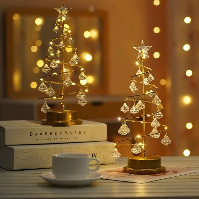 Yeouu | Christmas Decorations Led Acrylic Table Tree