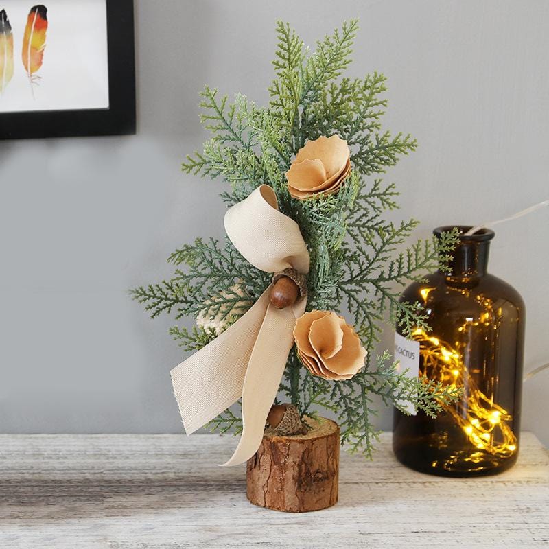 Yeouu | Christmas Decorations Mini Tabletop Tree Set