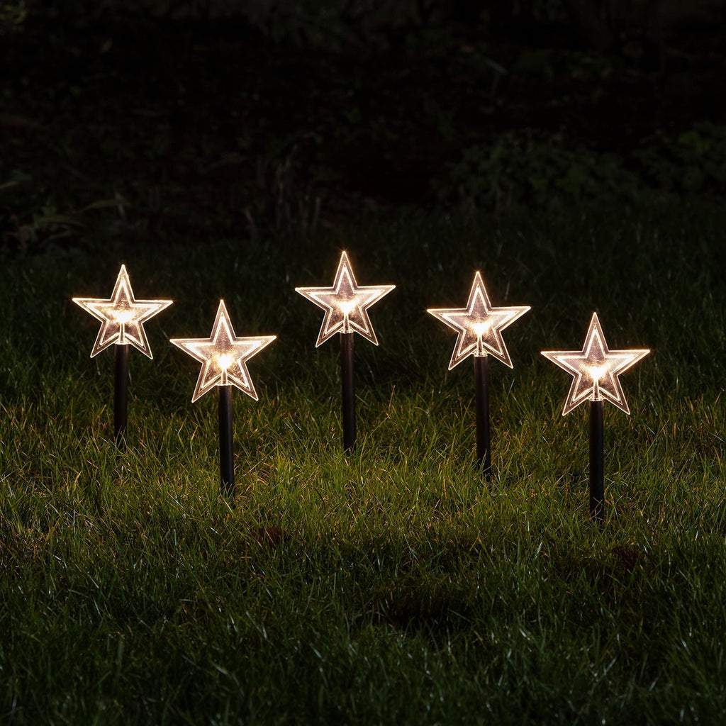 Yeouu | Christmas Decorations Star Garden Stake Lights