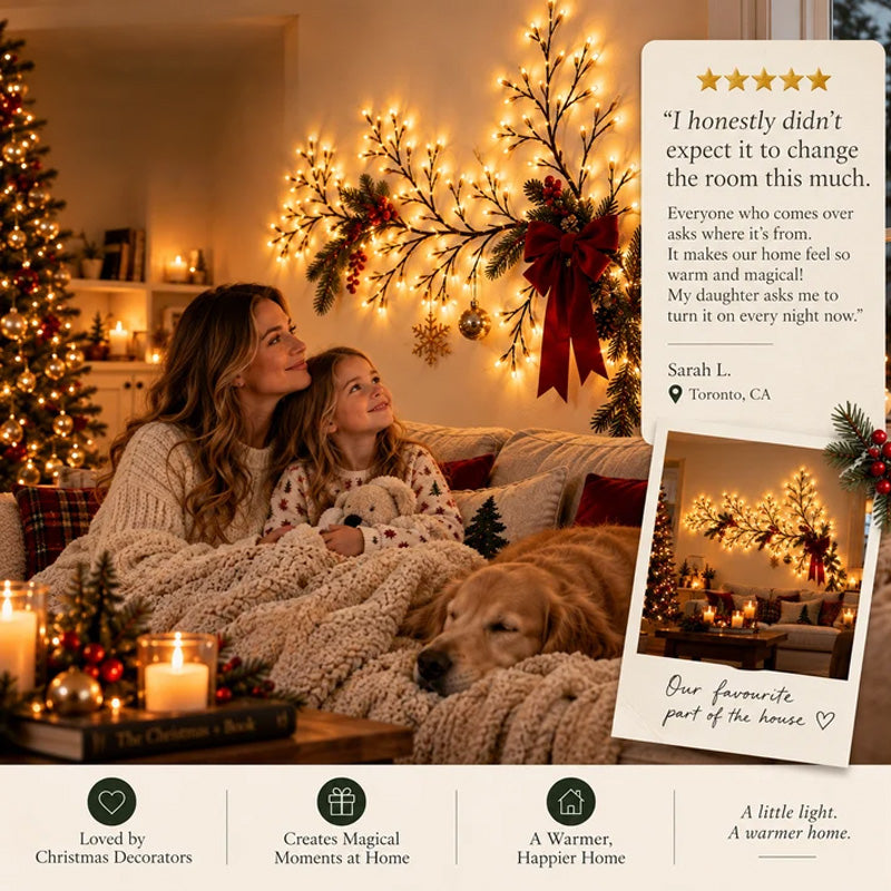 ✨Christmas Glow Branch Lights – Shapeable LED Wall Decor