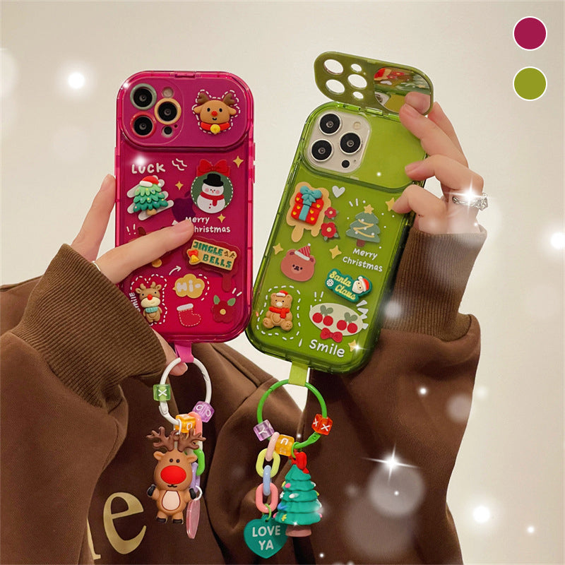 Yeouu | Christmas Tree Pendant iPhone Cover with Mirror
